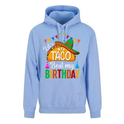 LetS Taco Bout My Birthday Cinco De Mayo Tacos Unisex Surf Hoodie