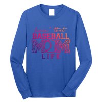 Livin That Baseball Mom Life Leopard Happy Mothers Day Gift Long Sleeve Shirt