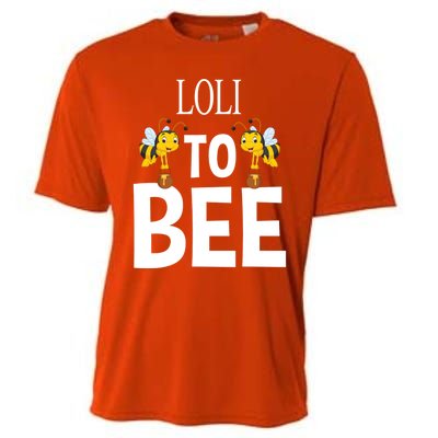 Loli To Bee Pregnancy Reveal For Grandmother Announcet Funny Gift Cooling Performance Crew T-Shirt