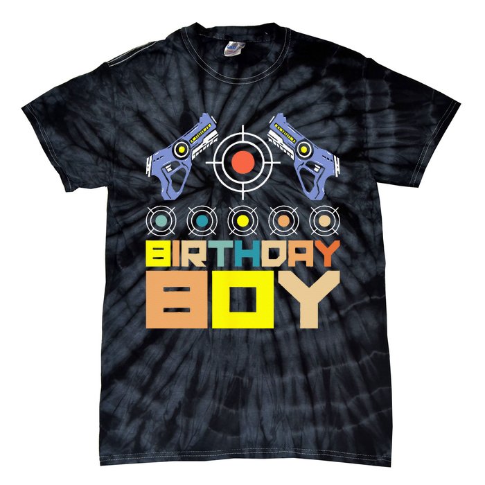 Laser Tag Birthday Party Indoor Lasertag Game Player Tie-Dye T-Shirt