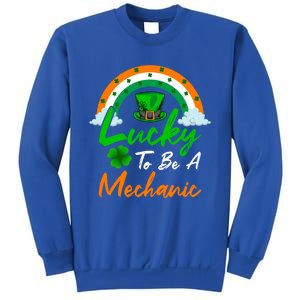 Lucky To Be A Mechanic St Patrick's Day Gift Sweatshirt