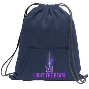 Light The Beam Sacramento Sweatshirt Cinch Pack Bag