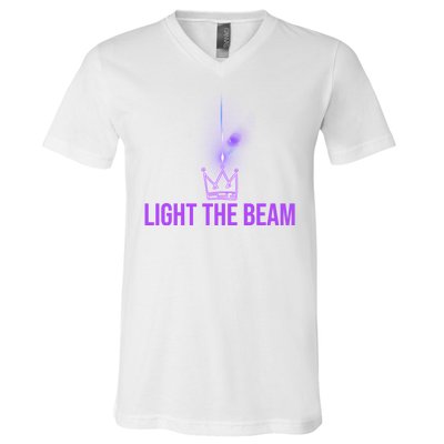 Light The Beam Sacramento V-Neck T-Shirt