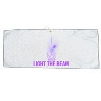 Light The Beam Sacramento Large Microfiber Waffle Golf Towel