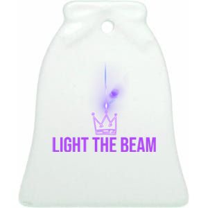 Light The Beam Sacramento Ceramic Bell Ornament