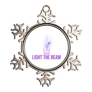 Light The Beam Sacramento Metallic Star Ornament