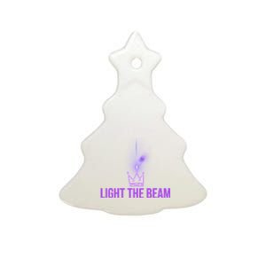 Light The Beam Sacramento Ceramic Tree Ornament