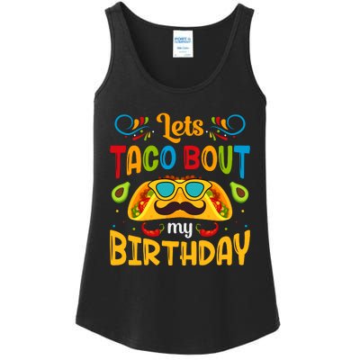 LetS Taco Bout My Birthday Cinco De Mayo Celebration Ladies Essential Tank