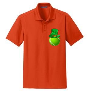 Leprechaun Tennis Ball Saint Patrick's Day Irish Gift Dry Zone Grid Polo