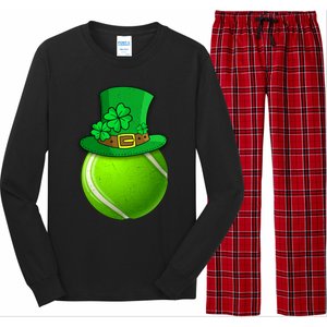 Leprechaun Tennis Ball Saint Patrick's Day Irish Gift Long Sleeve Pajama Set