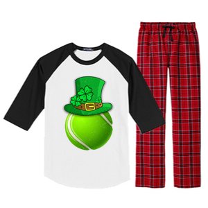 Leprechaun Tennis Ball Saint Patrick's Day Irish Gift Raglan Sleeve Pajama Set