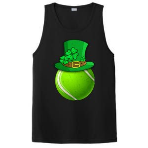 Leprechaun Tennis Ball Saint Patrick's Day Irish Gift PosiCharge Competitor Tank