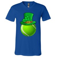 Leprechaun Tennis Ball Saint Patrick's Day Irish Gift V-Neck T-Shirt