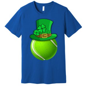 Leprechaun Tennis Ball Saint Patrick's Day Irish Gift Premium T-Shirt