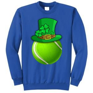 Leprechaun Tennis Ball Saint Patrick's Day Irish Gift Tall Sweatshirt