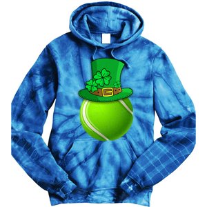 Leprechaun Tennis Ball Saint Patrick's Day Irish Gift Tie Dye Hoodie