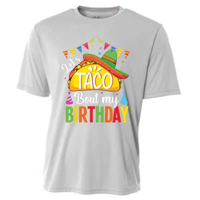 Lets Taco Bout My Birthday Cinco De Mayo Tacos Cooling Performance Crew T-Shirt