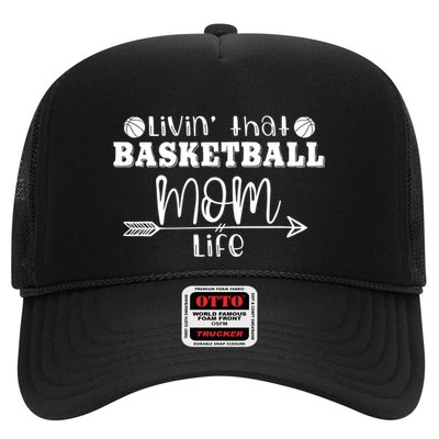 Livin That Basketball Mom Life Sport Player Coach Supporter Gift Trucker Hat
