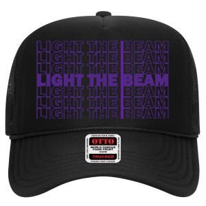 Light The Beam Sacramento High Crown Mesh Back Trucker Hat