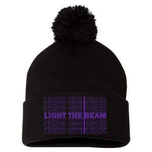 Light The Beam Sacramento Pom Pom 12in Knit Beanie