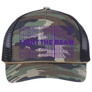 Light The Beam Sacramento Retro Rope Trucker Hat Cap