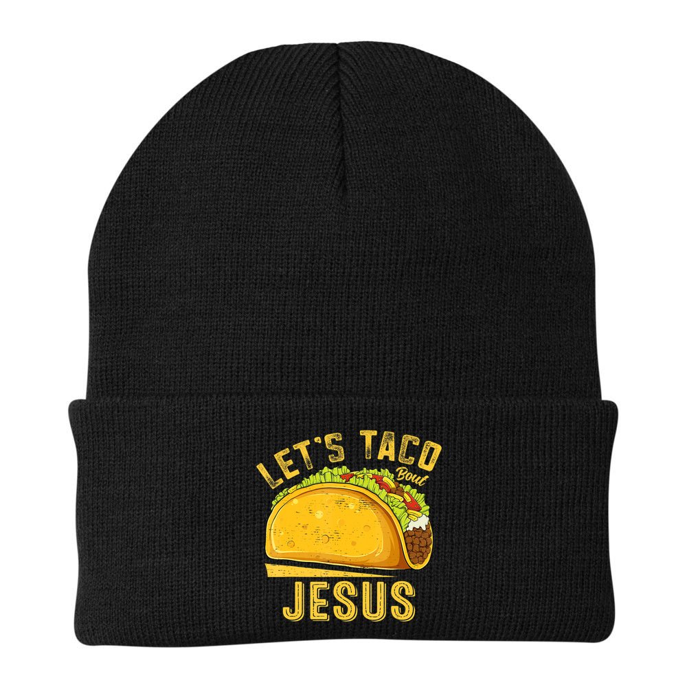 Let's Taco Bout Jesus Cinco De Mayo Christian Beanie