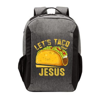 Let's Taco Bout Jesus Cinco De Mayo Christian Vector Backpack
