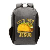 Let's Taco Bout Jesus Cinco De Mayo Christian Vector Backpack
