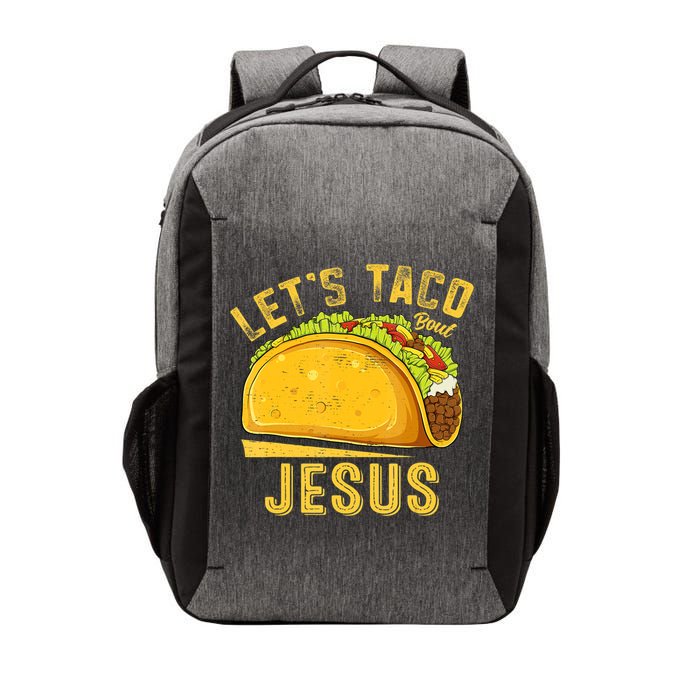 Let's Taco Bout Jesus Cinco De Mayo Christian Vector Backpack