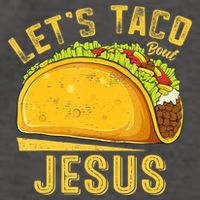 Let's Taco Bout Jesus Cinco De Mayo Christian Vector Backpack