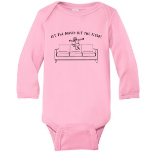 Let The Bodies Hit The Floor Baby Long Sleeve Bodysuit