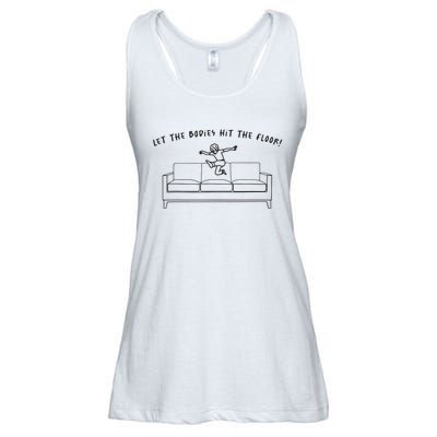 Let The Bodies Hit The Floor Ladies Essential Flowy Tank