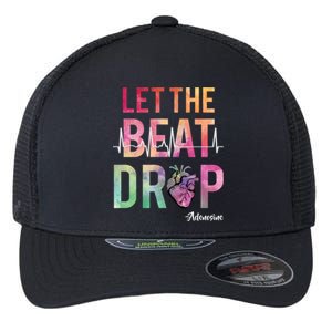 Let The Beat Drop Adenosine Best Nurse Saying Cute Nurse Fun Funny Gift Flexfit Unipanel Trucker Cap