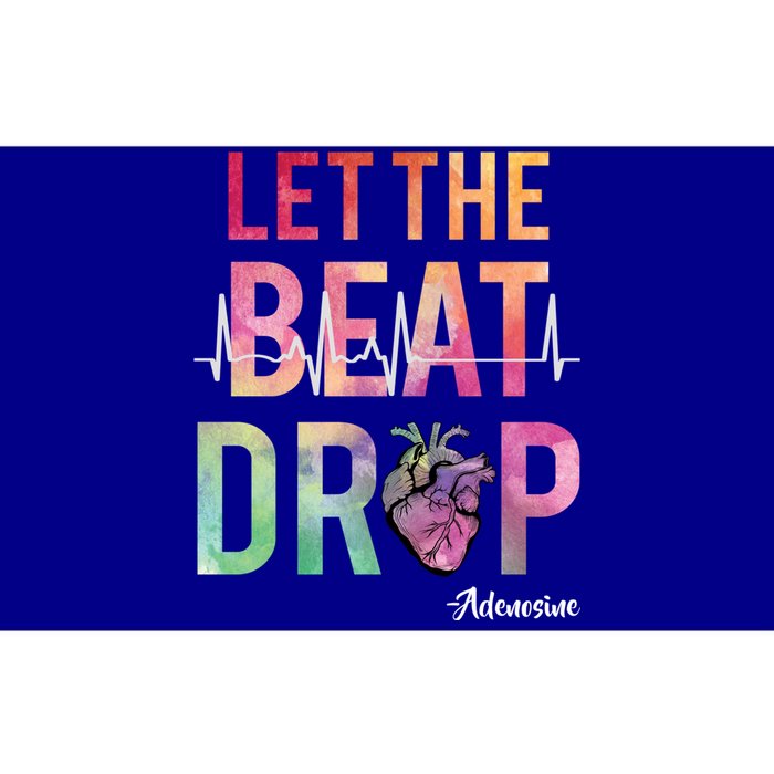 Let The Beat Drop Adenosine Best Nurse Saying Cute Nurse Fun Funny Gift Bumper Sticker