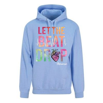 Let The Beat Drop Adenosine Best Nurse Saying Cute Nurse Fun Funny Gift Unisex Surf Hoodie