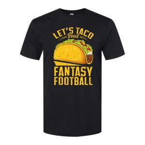 Lets Taco Bout Fantasy Football Funny Softstyle CVC T-Shirt