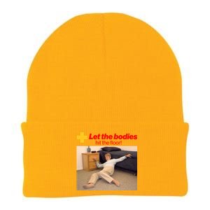 Let The Bodies Hit The Floor Meme Knit Cap Winter Beanie