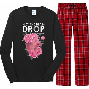 Let The Beat Drop Adenosine Cardiac Nurse Gift Long Sleeve Pajama Set