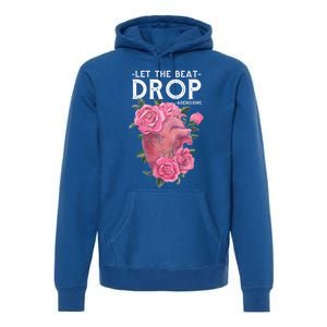 Let The Beat Drop Adenosine Cardiac Nurse Gift Premium Hoodie