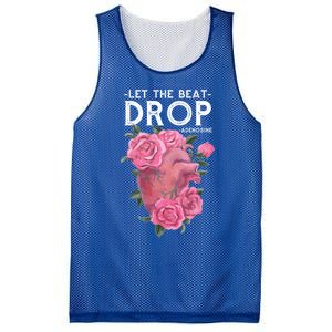 Let The Beat Drop Adenosine Cardiac Nurse Gift Mesh Reversible Basketball Jersey Tank