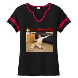 Let The Bodies Hit The Floor Ladies Halftime Notch Neck Tee