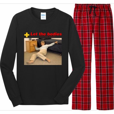 Let The Bodies Hit The Floor Long Sleeve Pajama Set