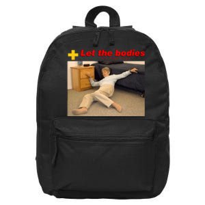 Let The Bodies Hit The Floor 16 in Basic Backpack