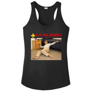 Let The Bodies Hit The Floor Ladies PosiCharge Competitor Racerback Tank