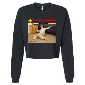 Let The Bodies Hit The Floor Cropped Pullover Crew