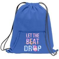 Let The Beat Drop Adenosine Funny Nurses Heartbeat Nursing Gift Sweatshirt Cinch Pack Bag