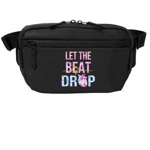 Let The Beat Drop Adenosine Funny Nurses Heartbeat Nursing Gift Crossbody Pack