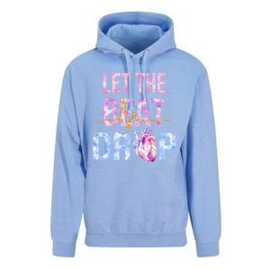 Let The Beat Drop Adenosine Funny Nurses Heartbeat Nursing Gift Unisex Surf Hoodie