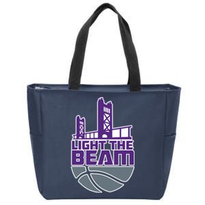 Light The Beam Sacramento Zip Tote Bag