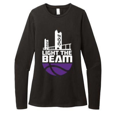 Light The Beam Sacramento Womens CVC Long Sleeve Shirt